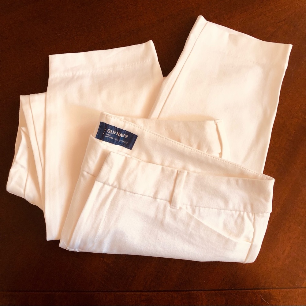 Old Navy White Pixie Pants - Size 14 - Picture 5 of 6